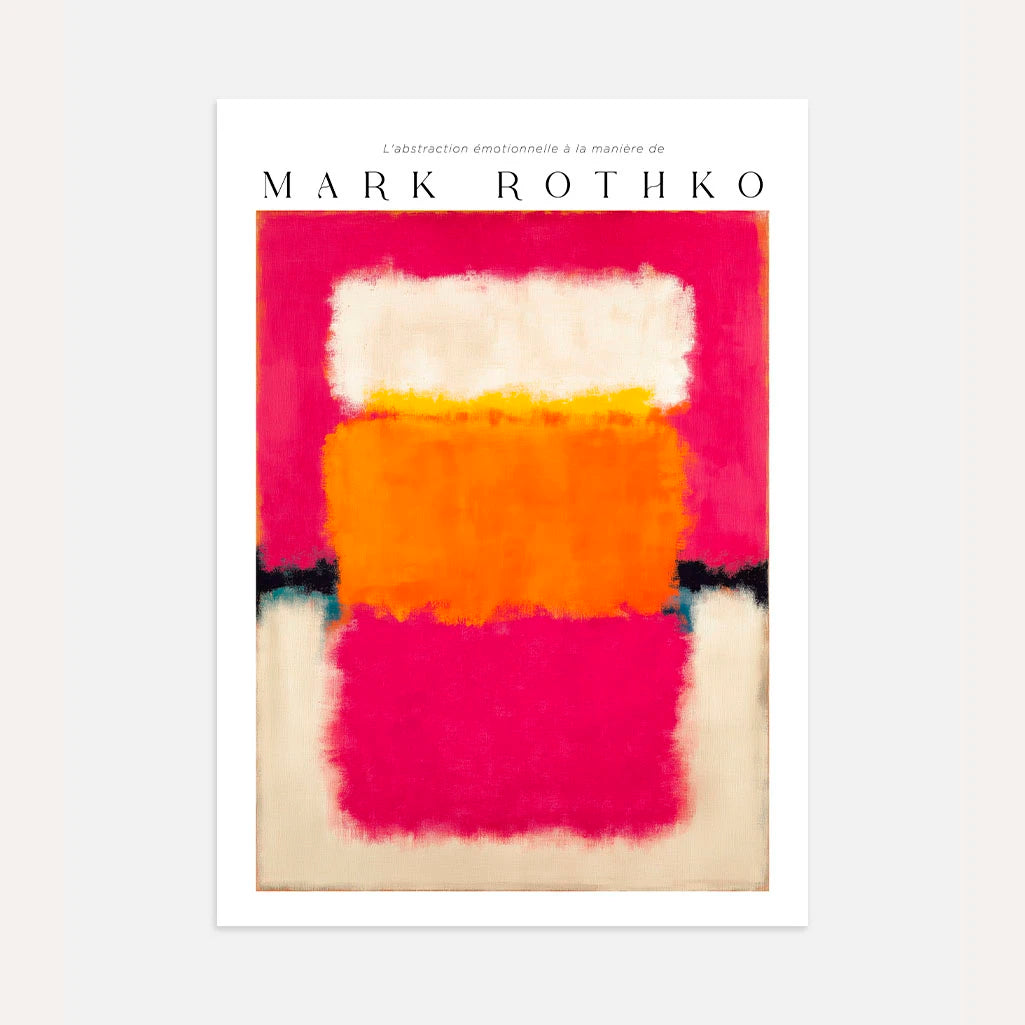 Rothko Fuchsia Warmth Poster