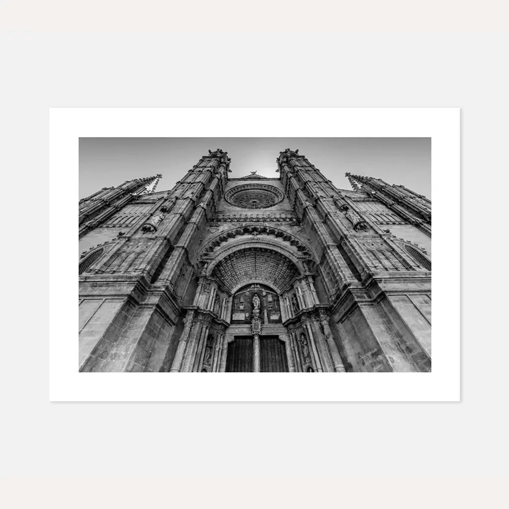 Gothic Cathedral Facade Poster