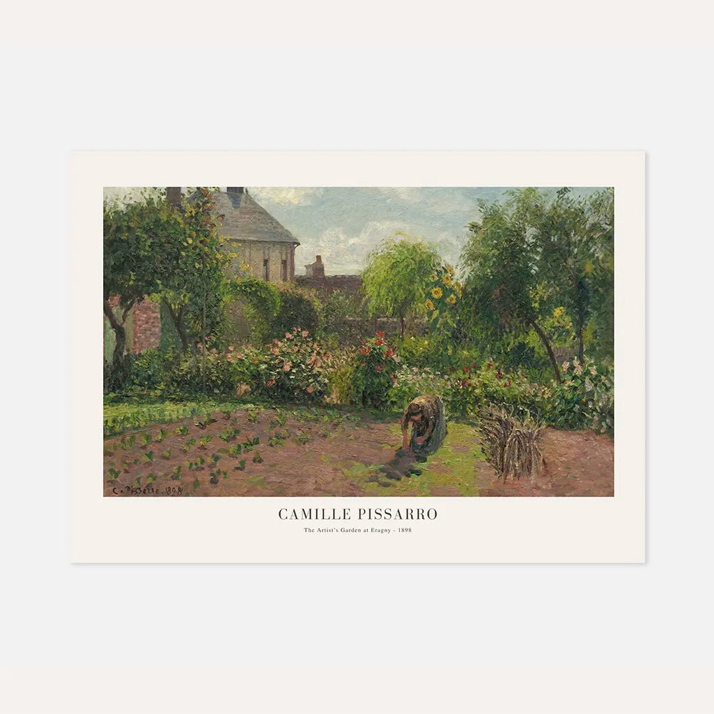 Pissarro Artist’s Garden at Eragny Poster