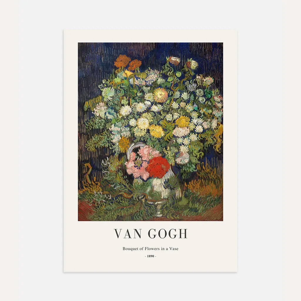 Vincent van Gogh Bouquet of Flowers Poster