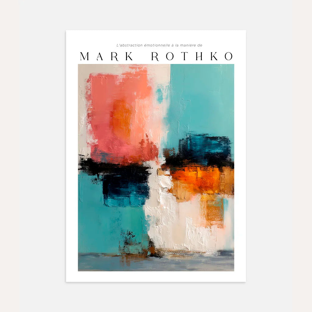 Rothko Pastel Harmony Poster