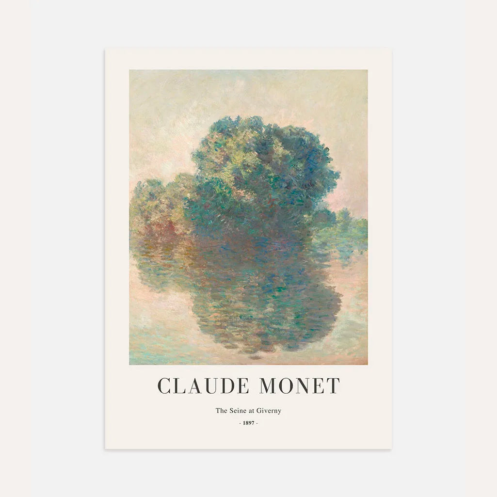 Claude Monet Seine at Giverny Poster