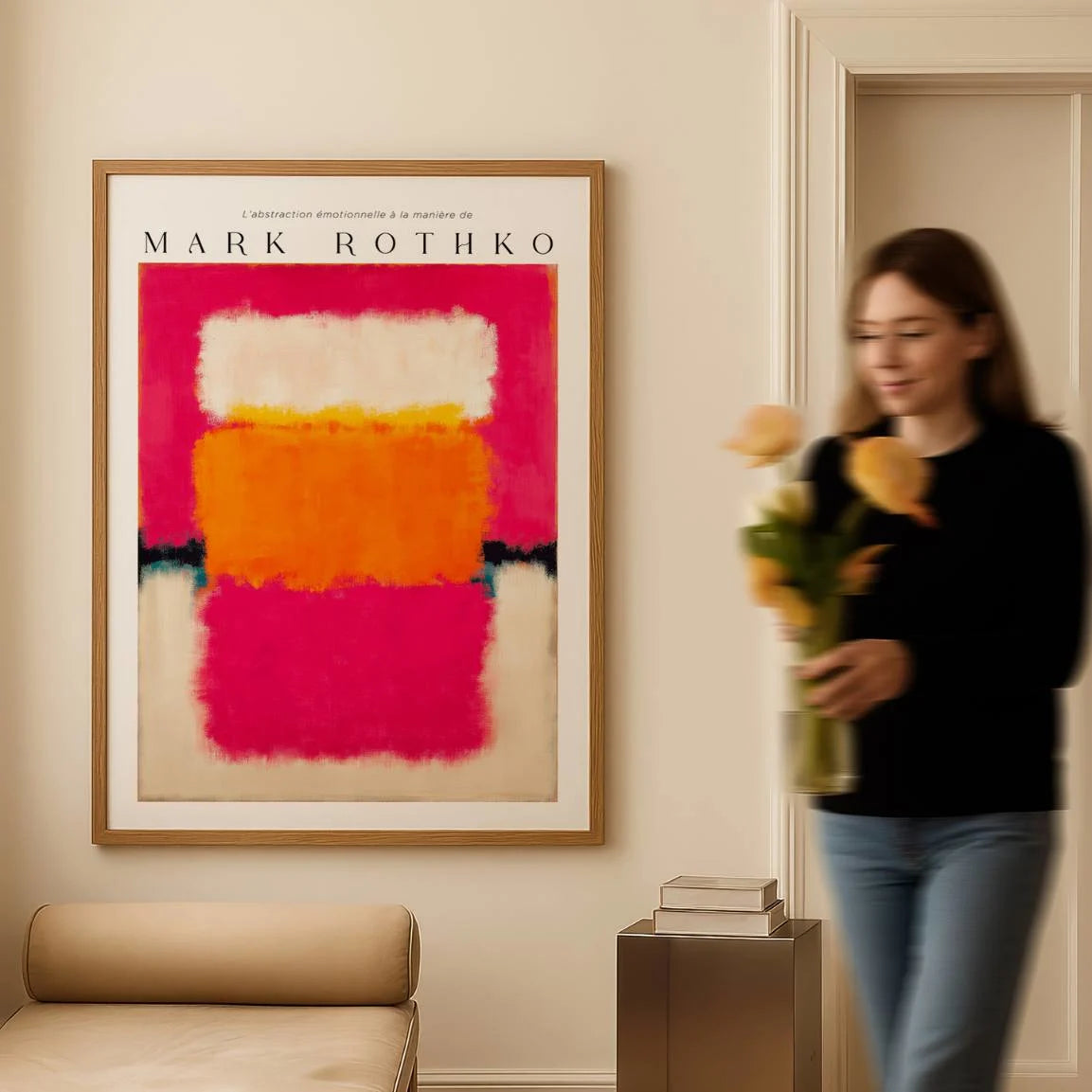 Rothko Fuchsia Warmth Poster