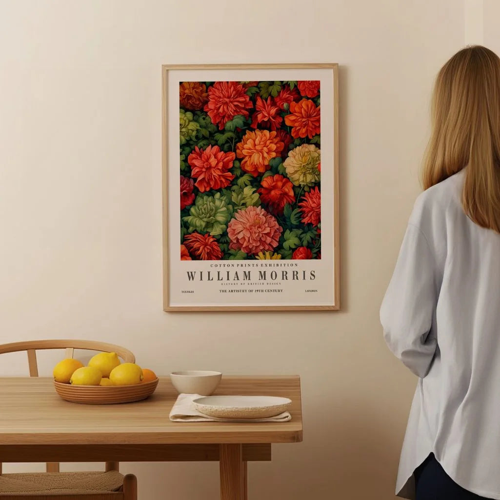 William Morris Arts & Crafts Floral Poster