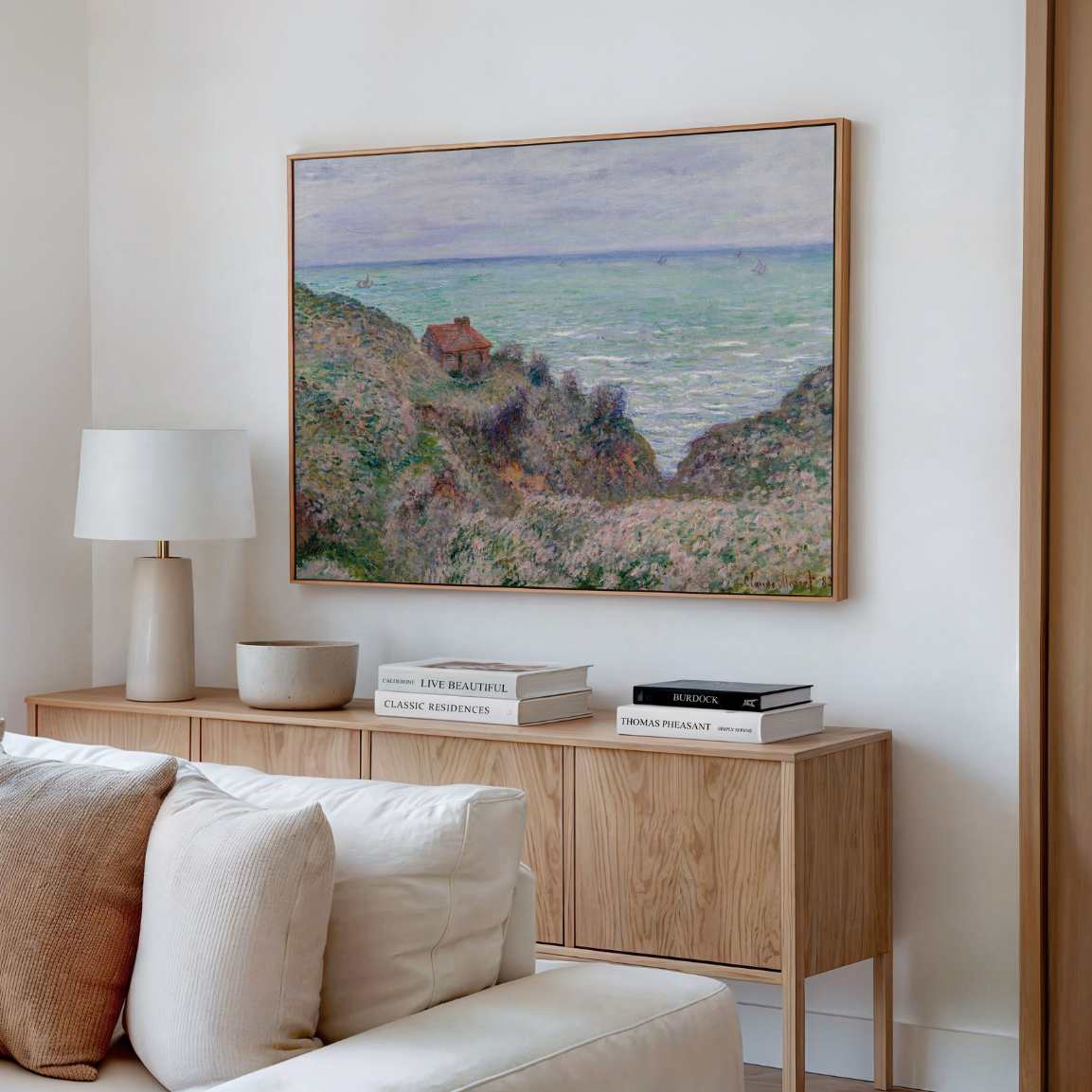 Framed Canvas Print The Customs House