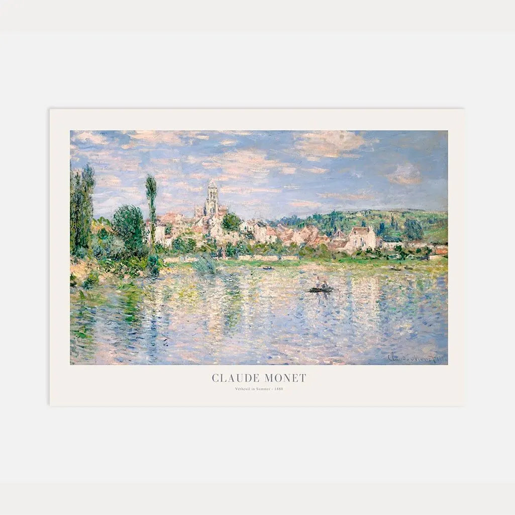Monet Vetheuil in Summer Poster