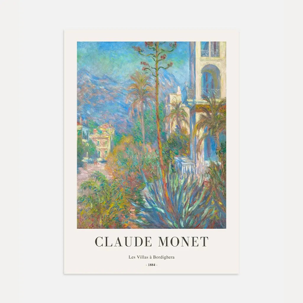 Monet Villas at Bordighera Poster