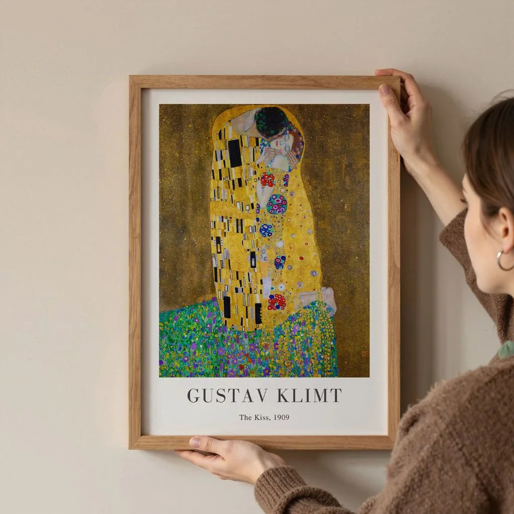 Gustav Klimt The Kiss Poster