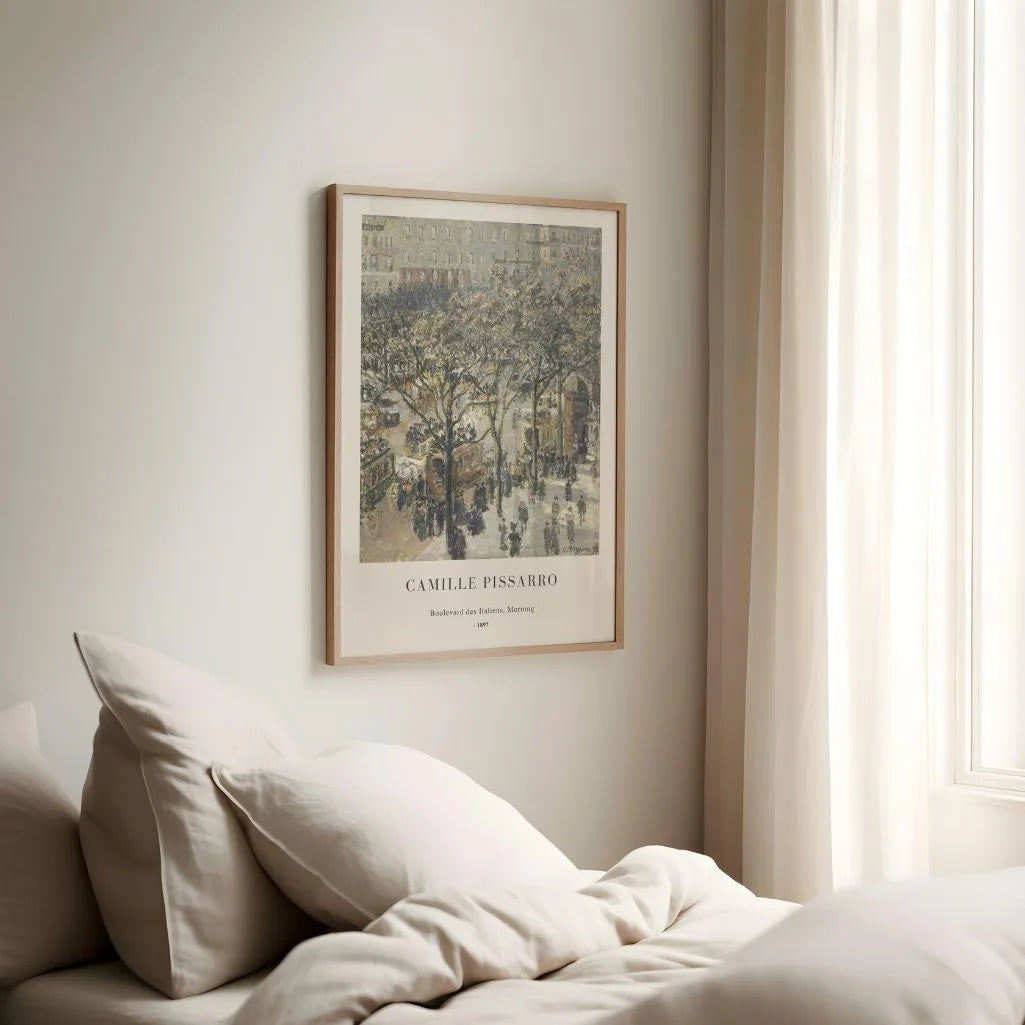 Pissarro Boulevard des Italiens Morning Poster
