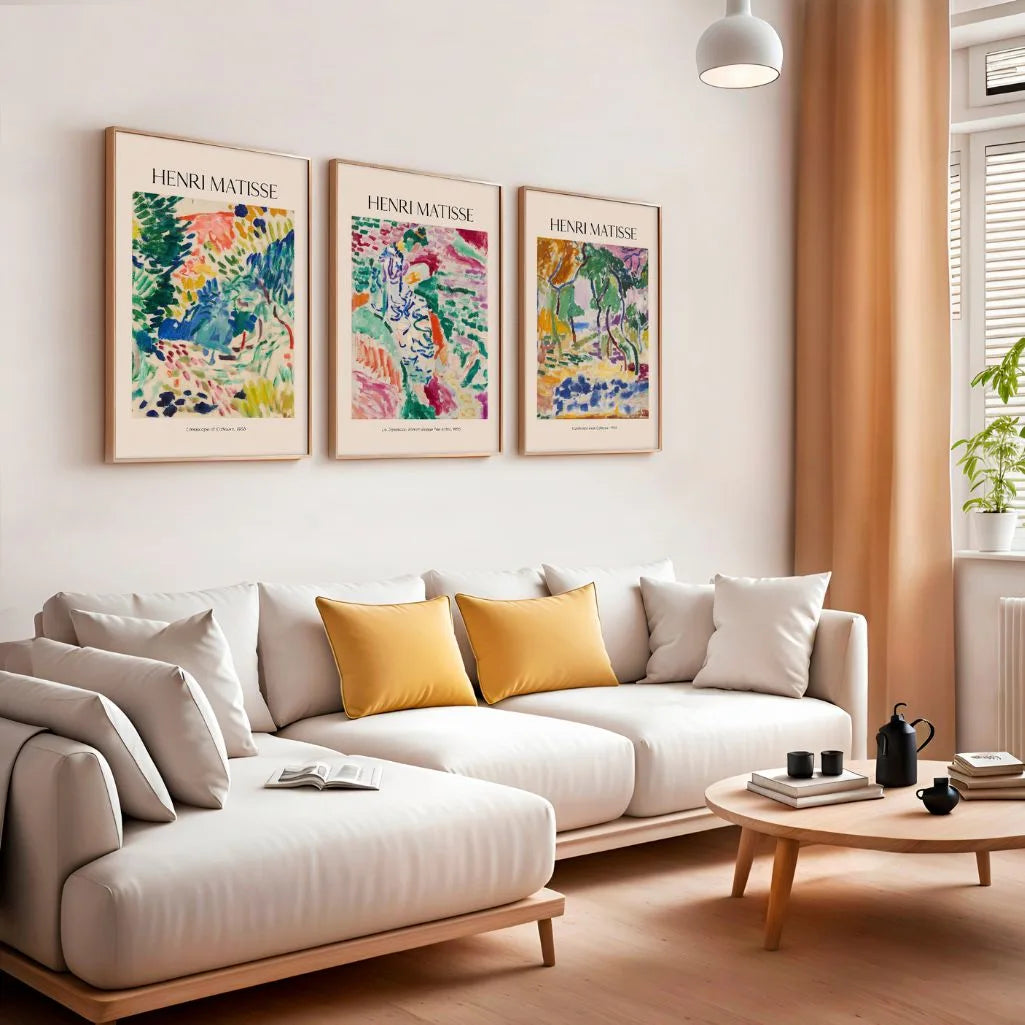 Henri Matisse Collioure Green & Light – Set of 3 Posters