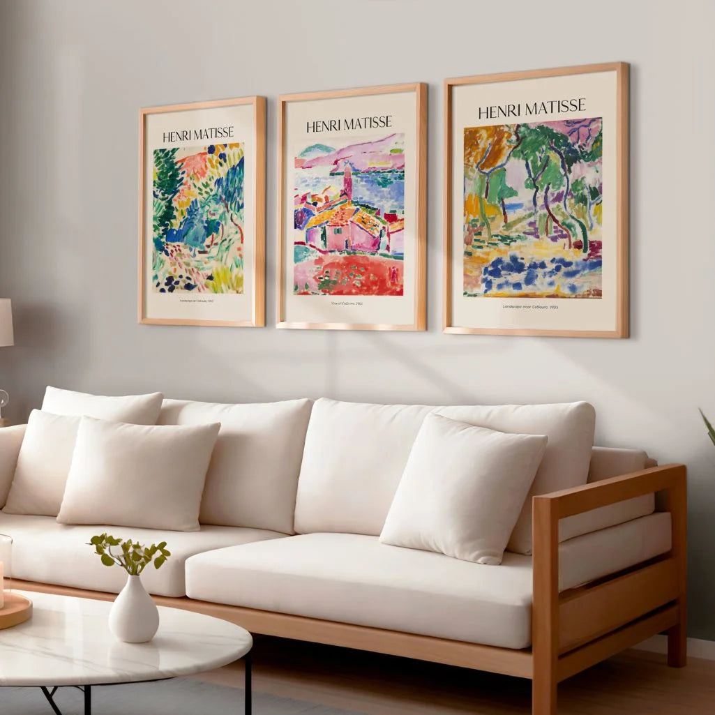 Henri Matisse Collioure Landscapes – Set of 3 Posters