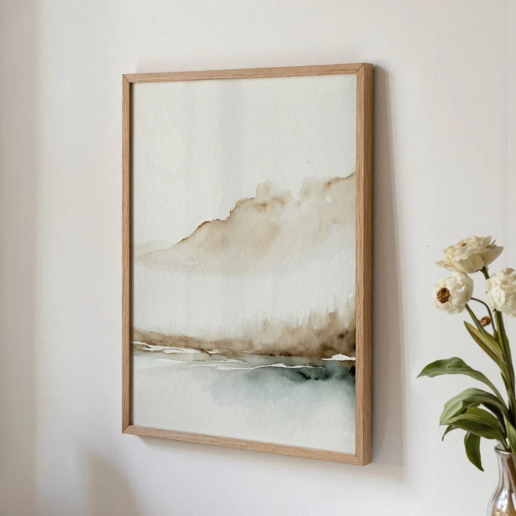 Misty Watercolour Space Poster