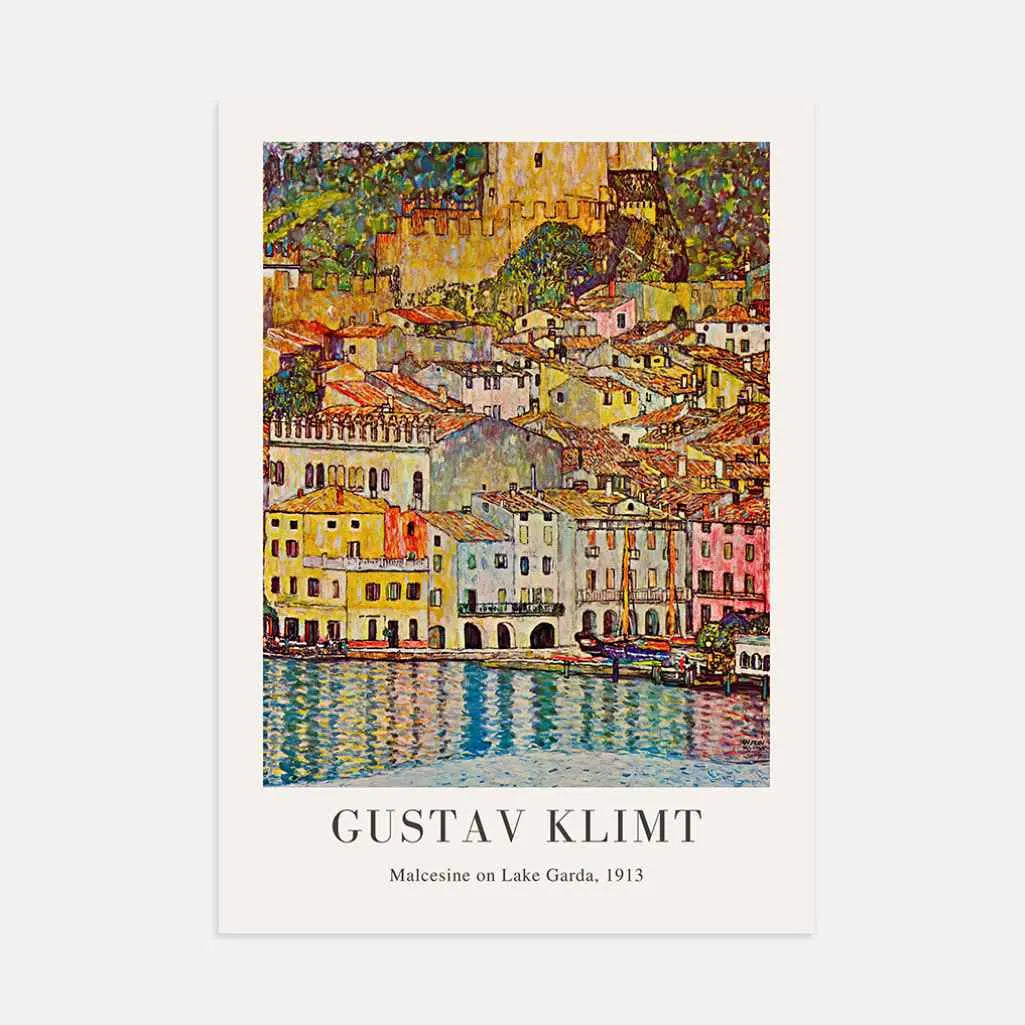 Gustav Klimt Malcesine on Lake Garda Poster