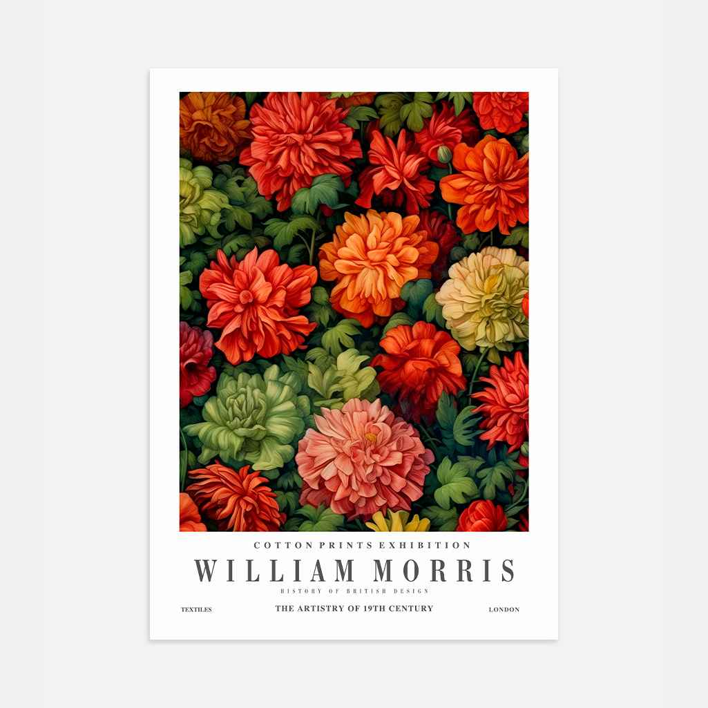 William Morris Arts & Crafts Floral Poster